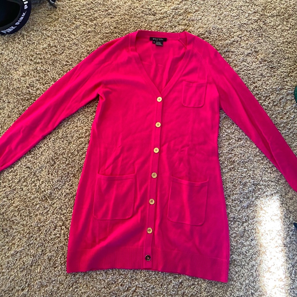 etc. pink sweater
